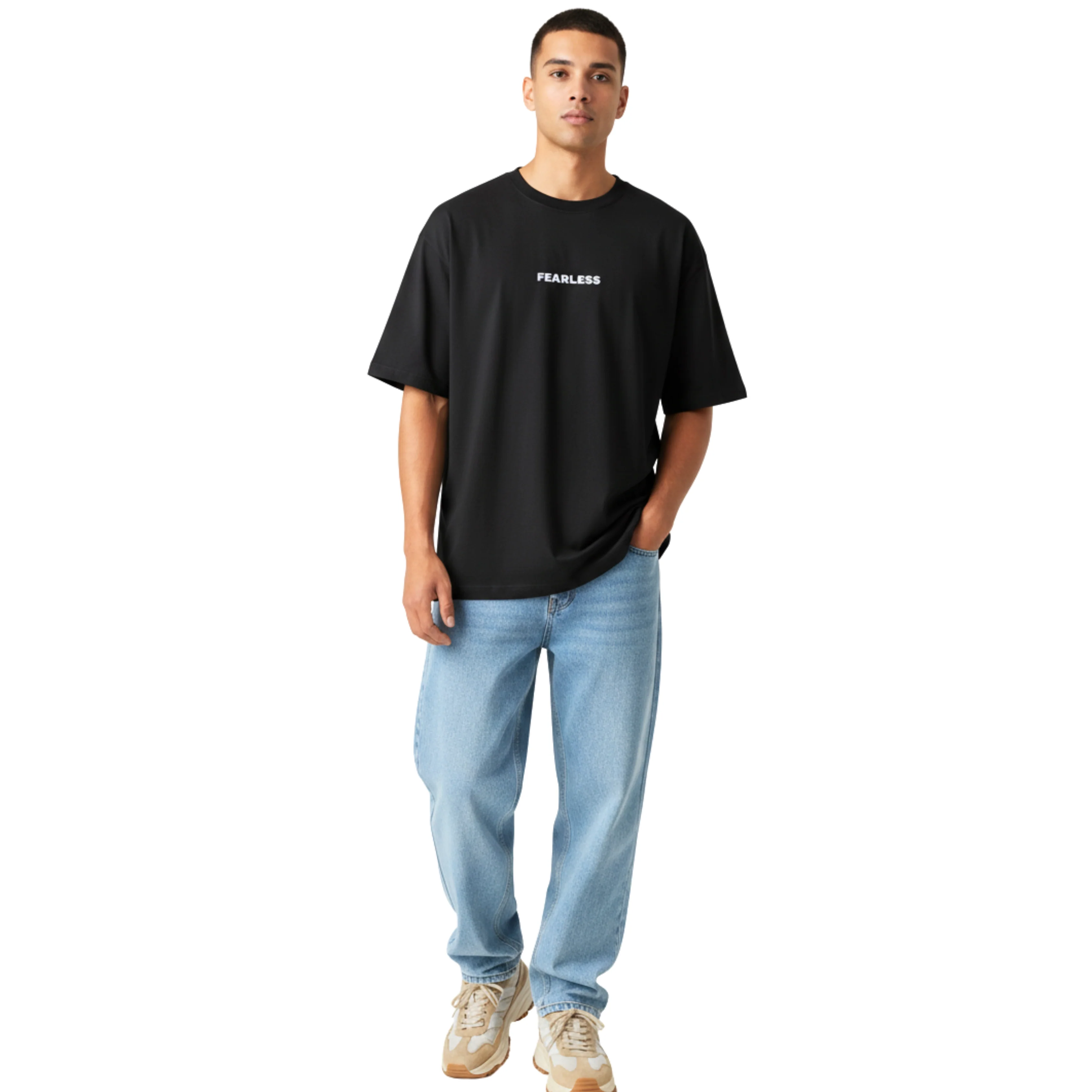 210 GSM Oversized Graphic T-Shirt | 100% Cotton - Image 3