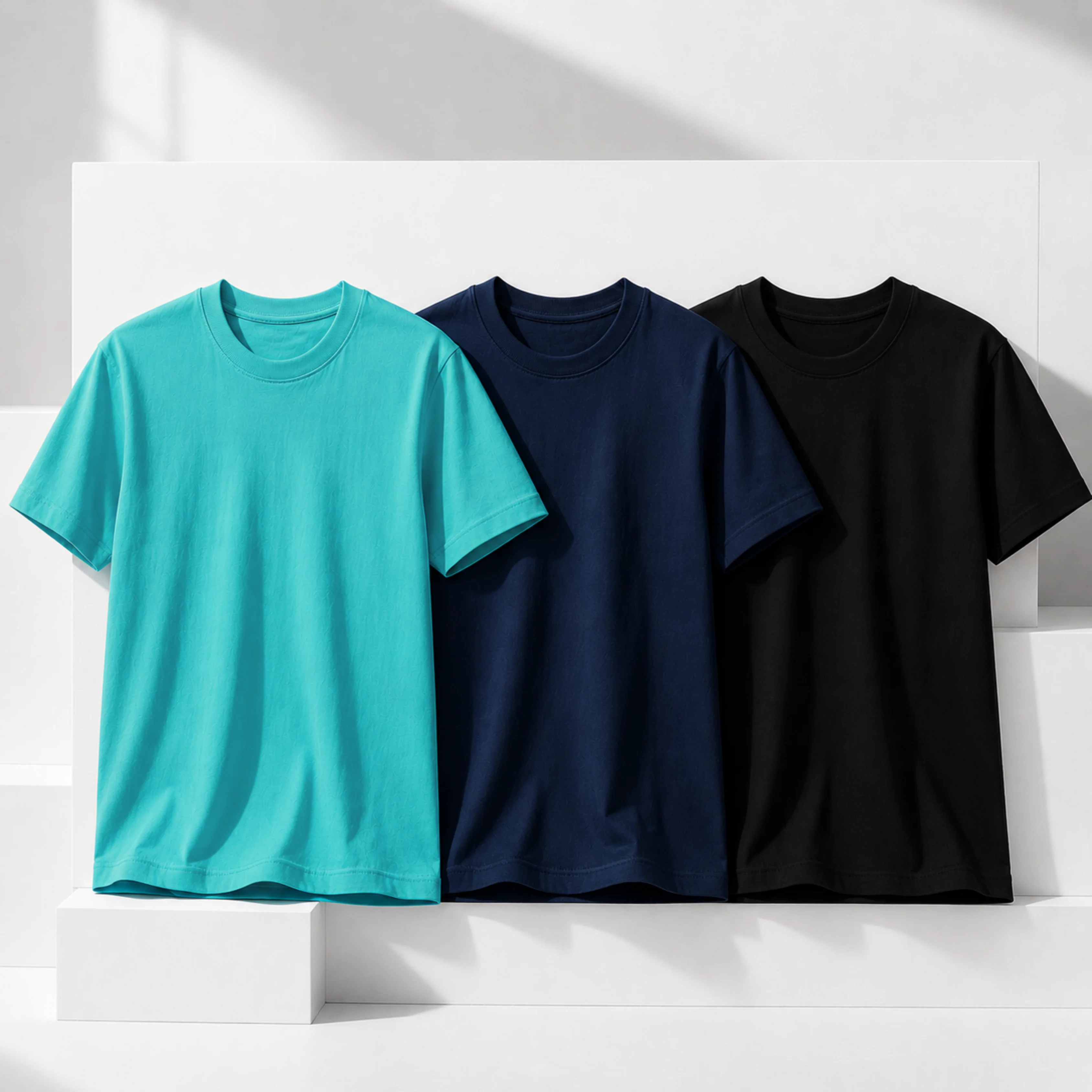 3 Regular Fit Plain Tees for Women – Premium 100% Cotton | Summer Essentials | Lightweight - Image 3