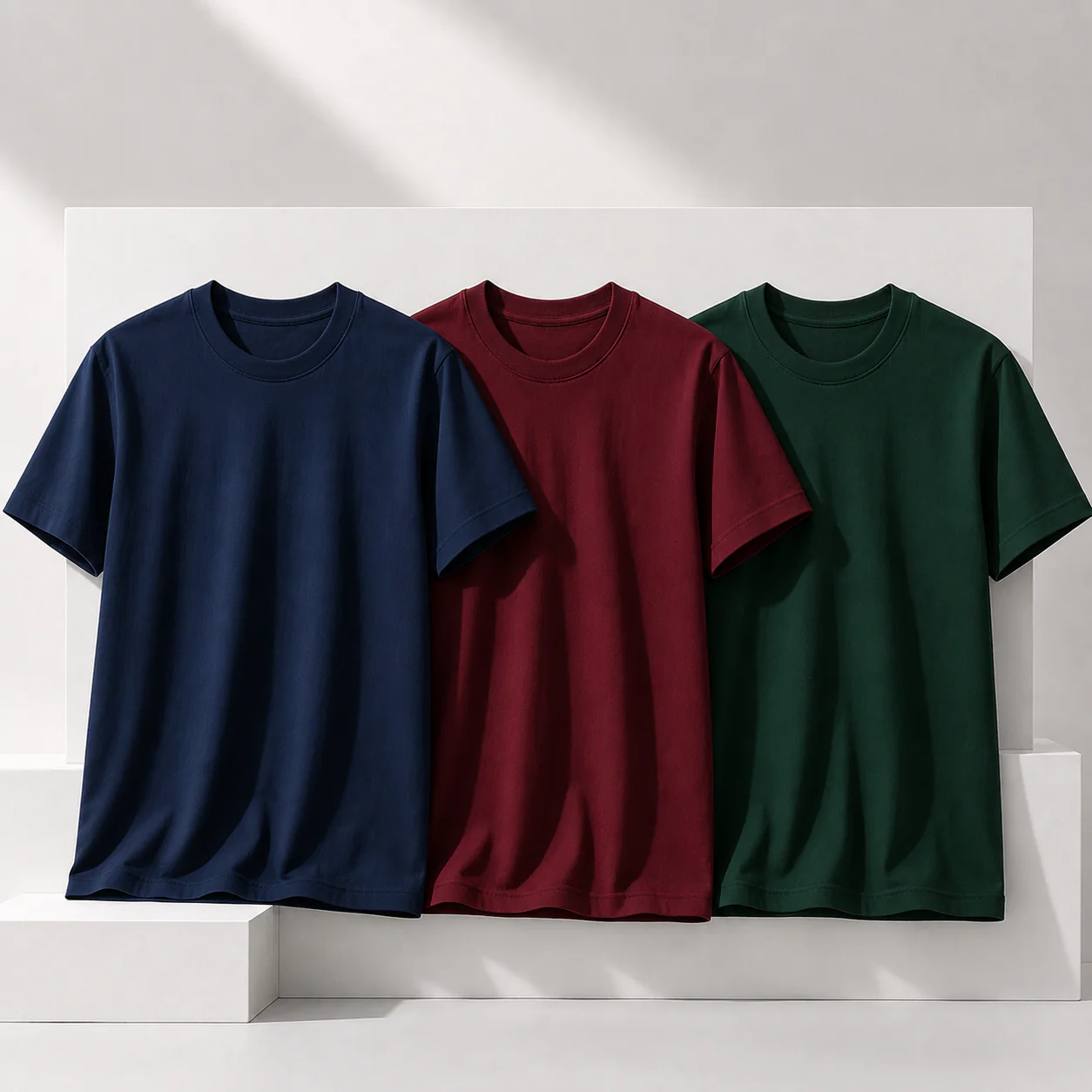 3 Regular Fit Plain Tees for Women – Premium 100% Cotton | Summer Essentials | Lightweight - Image 4