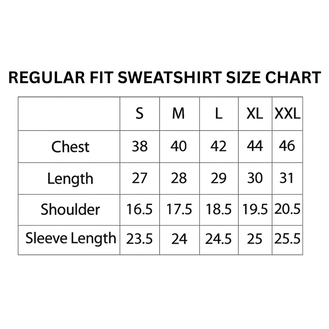 320 GSM Winter Sweatshirt – Soft, Durable Cotton Rich Fabric-Black - Image 3