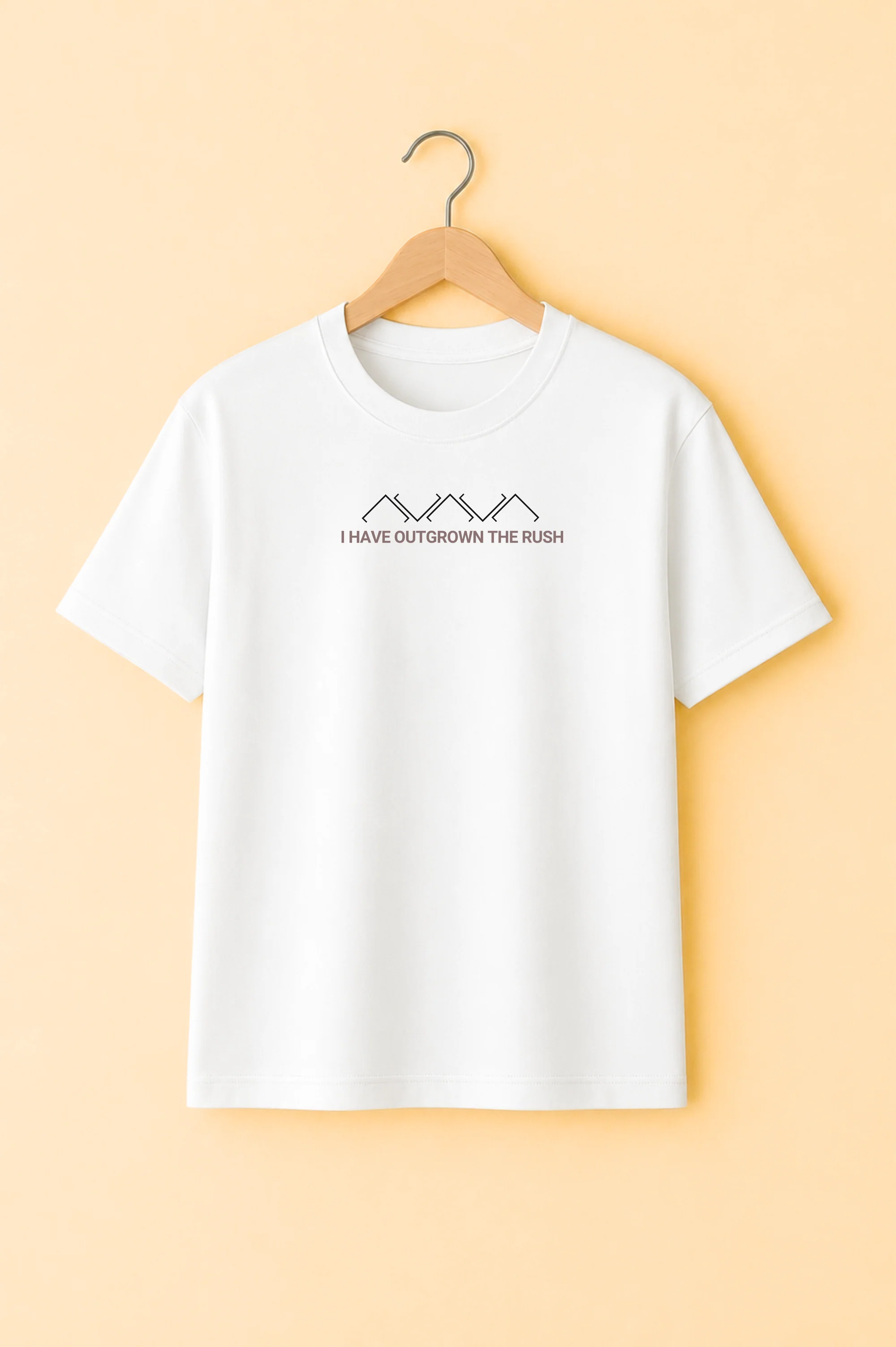 Premium 210 GSM Oversized T-Shirt – Pure Cotton | No Rush Tee - Image 2