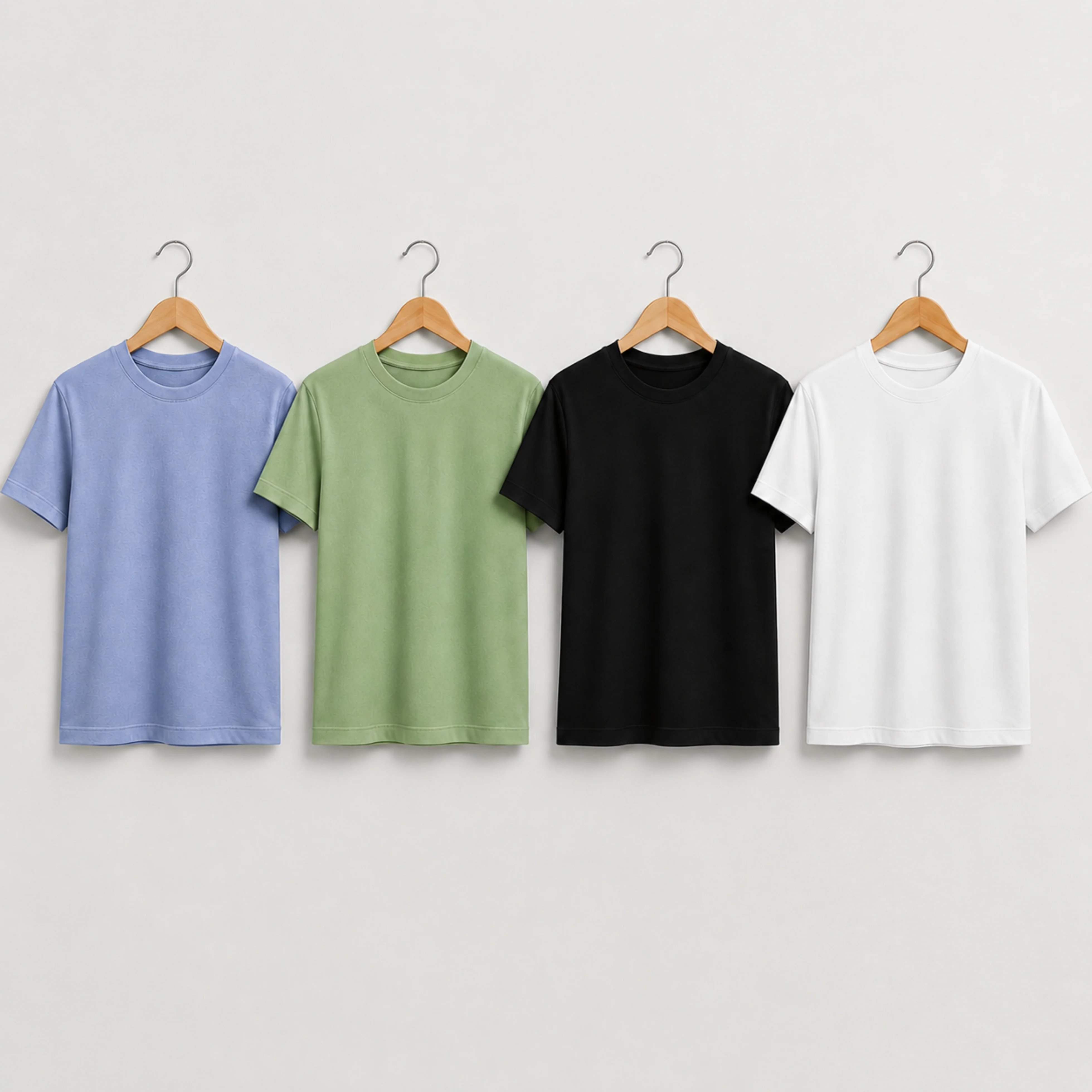 Premium 210 GSM Regular Fit T-Shirts – Pack of 4 | 100% Pure Cotton - Image 4