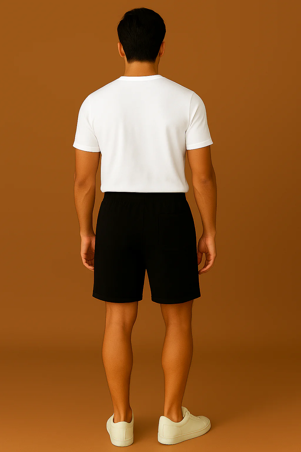 Premium 240 GSM Oversized Shorts – Supercombed Cotton, 2 Zippered Pockets, 1 Back Pocket - Image 7
