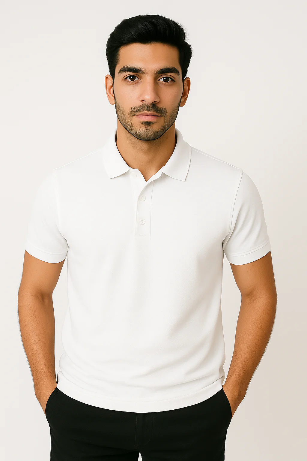 Pure Cotton Polo T-Shirt | 220GSM | Super Combed | Red Label Fabric - Image 3
